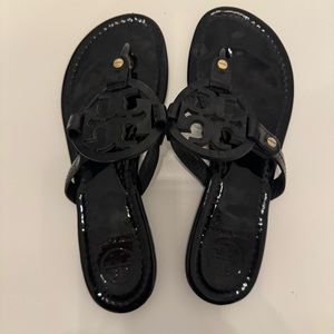 Tory Burch Miller black Patent Sandal